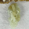 Natural Greyish White and Brown Nephrite Pixiu Mini Display 25.56g 42.2 by 23.8 by 27.2mm - Huangs Jadeite and Jewelry Pte Ltd