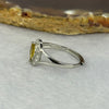 Natural Citrine with Crystals in 925 Sliver Ring (Adjustable Size) 1.41g 7.2 by 3.6 by 1.5mm - Huangs Jadeite and Jewelry Pte Ltd