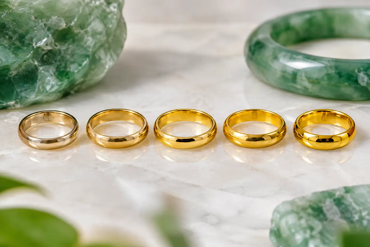 Gold Purity Comparison From 10K to 24K