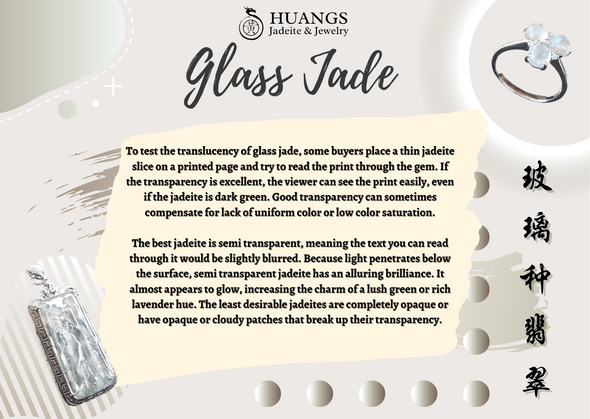 Glass Jade 玻璃种翡翠