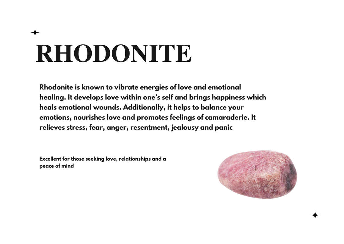 Rhodonite jewellery 2025