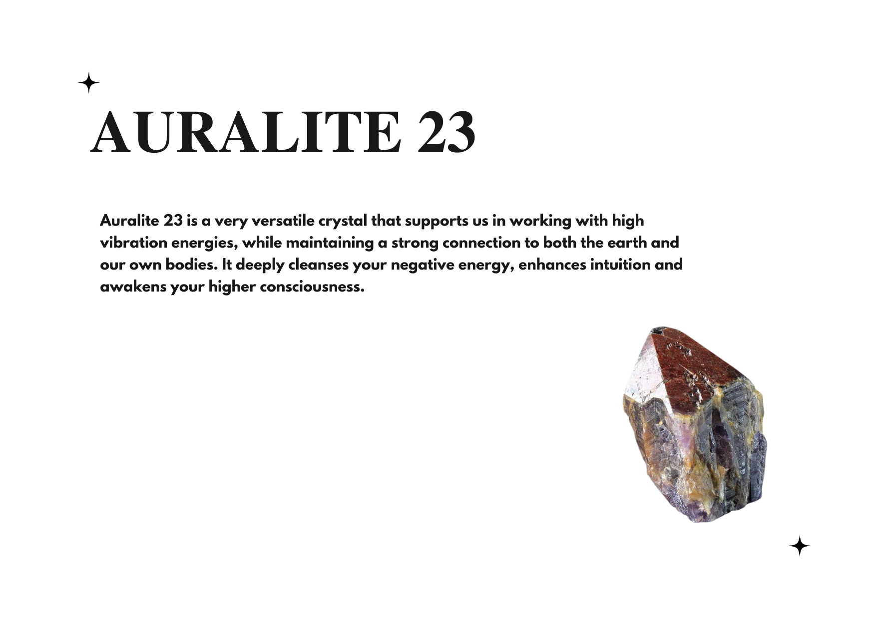 Auralite 23 极光二三 Quartz Crystals Feng Shui Singapore