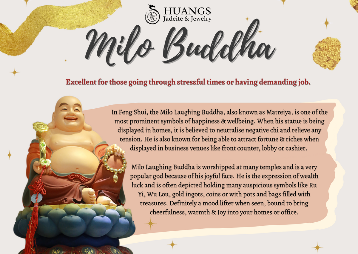 Milo Laughing Buddha 笑佛 Singapore Widest Selection
