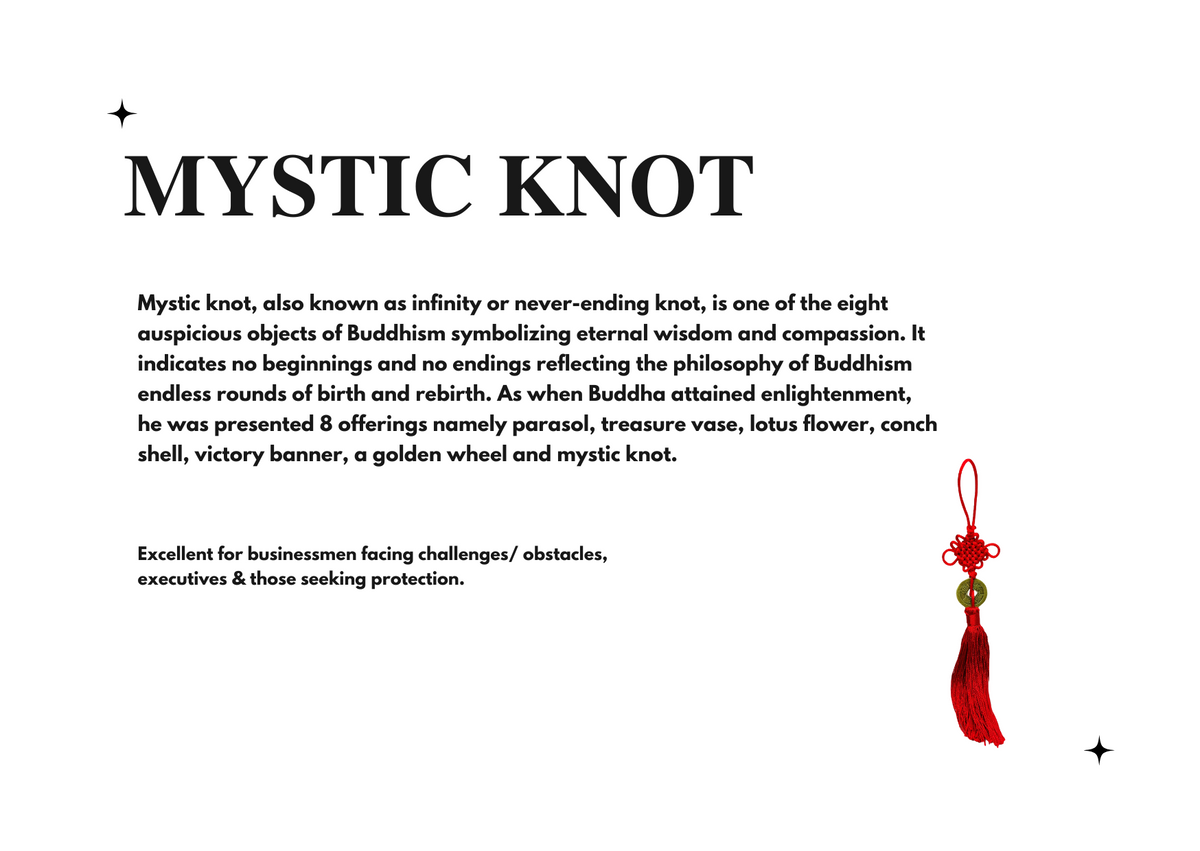 Mystic knot online bracelet feng shui