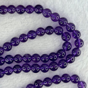 Good Grade Natural Amethyst Necklace 40.44g 52cm 7.3mm 79 Beads - Huangs Jadeite and Jewelry Pte Ltd