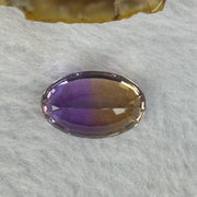 Natural Faceted Ametrine Egg Shape 15.47ct 19.9 by 12.8 by 10.0mm - Huangs Jadeite and Jewelry Pte Ltd