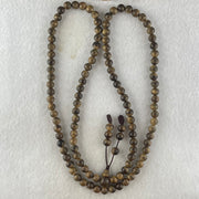 Natural Vietnam Agarwood Beads Necklace 天然越南惠安沉香项链 21.24g 70cm 6.9mm 110 Beads - Huangs Jadeite and Jewelry Pte Ltd