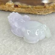Type A Full Lavender Jadeite Pixiu Pendant Charm 6.44g 25.6 by 12.9 by 10.2mm - Huangs Jadeite and Jewelry Pte Ltd