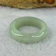 Type A Green Jadeite Ring 4.59g 6.4 by 4.4mm US7.25 HK16 (Internal Line) - Huangs Jadeite and Jewelry Pte Ltd