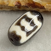 Natural Powerful Tibetan Old Oily Agate Garuda Dzi Bead Heavenly Master (Tian Zhu) 2.74g 17.0 by 10.2mm - Huangs Jadeite and Jewelry Pte Ltd