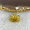 Good Grade Natural Golden Rutilated Quartz Crystal Lulu Tong Barrel 天然金顺发晶水晶露露通桶 
2.57g 13.4 by 10.4mm - Huangs Jadeite and Jewelry Pte Ltd
