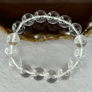Natural Clear Quartz Beads Bracelet 天然白水晶手链 46.01g 17.5cm 12.9mm 16 Beads - Huangs Jadeite and Jewelry Pte Ltd
