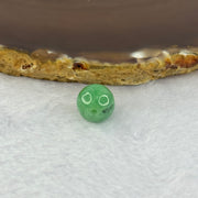 Type A Green Jadeite Bead for Bracelet/Necklace/Earrings/Ring 2.33g 11.1mm - Huangs Jadeite and Jewelry Pte Ltd