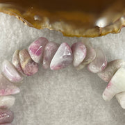 Natural Tourmaline Beads Irregular Bracelet 42.69g 15cm 12.6mm 34Beads - Huangs Jadeite and Jewelry Pte Ltd