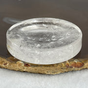 Natural Clear Quartz Plate Display 62.65g 54.7 by 11.9mm - Huangs Jadeite and Jewelry Pte Ltd