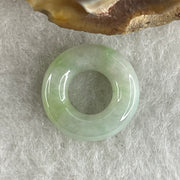 Natural Type A Green Jadeite Mini Ping An Kou Pendant | Safety, Harmony & Abundance Talisman (1.04g | 13.2 x 3.5mm) - Huangs Jadeite and Jewelry Pte Ltd