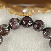 Good Grade Natural Red Phantom Quartz Beads Bracelet 49.21g 16.5cm 13.2mm 16 Beads - Huangs Jadeite and Jewelry Pte Ltd