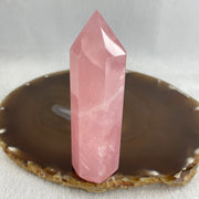 Natural Rose Quartz Tower Display 91.54g 90.0 by 27.0 by 23.1mm - Huangs Jadeite and Jewelry Pte Ltd