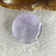 Natural Type A Lavender Jadeite Round Shape Cabochon Stone for Setting 8.48g 20.8 by 10.0mm - Huangs Jadeite and Jewelry Pte Ltd