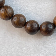 Natural Rosewood Beads Bracelet with Bear Charm 11.95g 16cm 10.3mm 16 Beads - Huangs Jadeite and Jewelry Pte Ltd