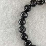 Natural Black Rutilated Quartz with Strawberry Quartz Beads Bracelet 17.79g 16cm 8.2mm 22Beads - 9.4mm 1Bead - Huangs Jadeite and Jewelry Pte Ltd