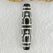 Natural Powerful Tibetan Old Oily Agate 8 Nectar Vessel Dzi Bead Heavenly Master (Tian Zhu) 花蜜容器眼天珠 14.15g 58.0 by 12.6mm - Huangs Jadeite and Jewelry Pte Ltd