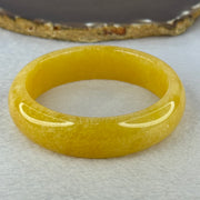 Yellow Quartzite Jade Bangle 天山玉手镯 Internal Diameter 62.6mm 74.70g 18.1 by 8.8mm - Huangs Jadeite and Jewelry Pte Ltd