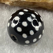 Natural Powerful Tibetan Old Oily Agate 50 Eyes Dzi Bead Heavenly Master (Tian Zhu) 五十眼天诛 1.43g 10.2 by 10.3mm - Huangs Jadeite and Jewelry Pte Ltd