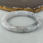 Type A Faint Lavender with Wuji Grey Jadeite Bangle Internal Diameter 54.6mm 69.56g 11.6 by 11.3mm (Very Slight Internal Line) - Huangs Jadeite and Jewelry Pte Ltd