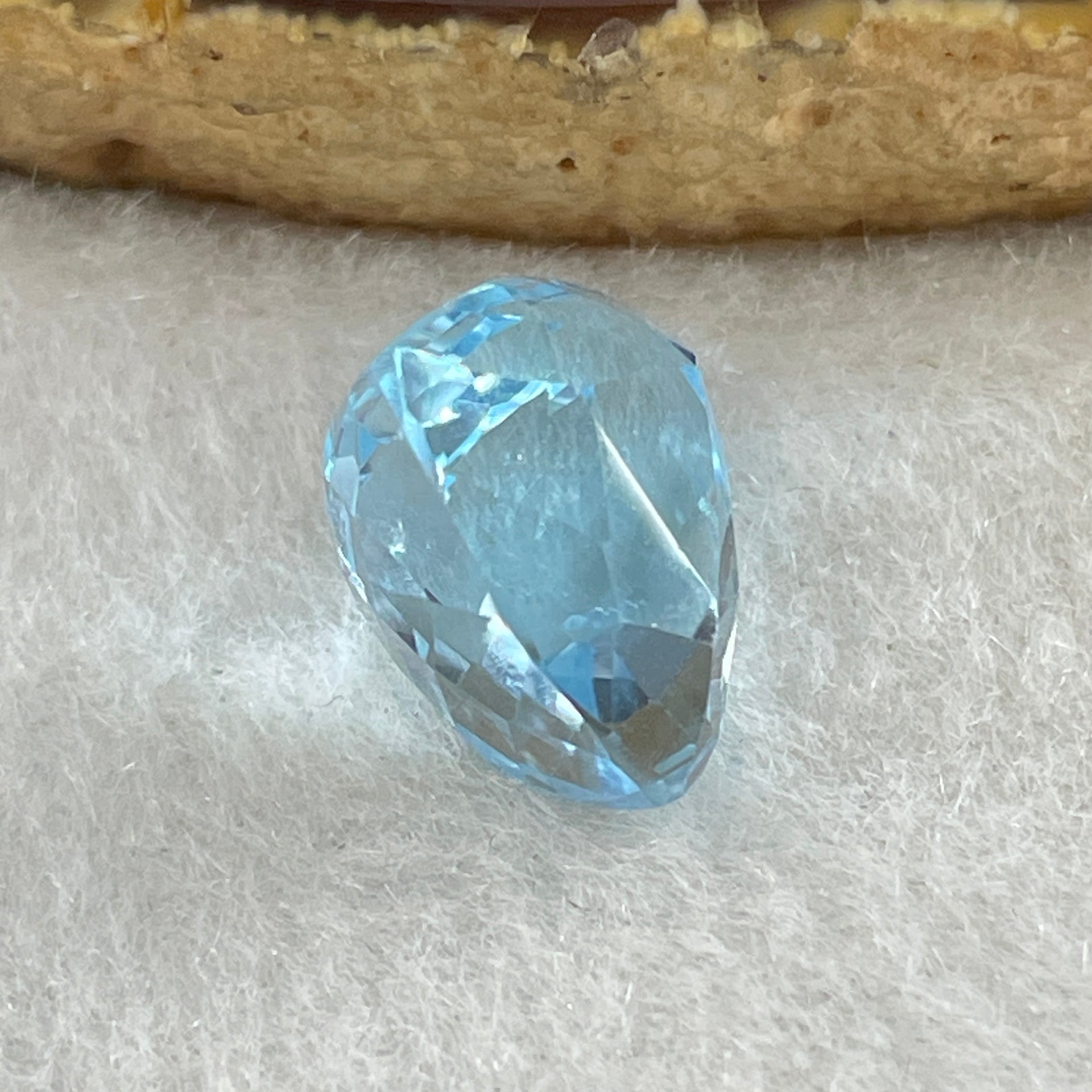 Natural Sky Blue Topaz Trillion Shape 9.26ct 12.9 by 11.2 by 8.9mm - Huangs Jadeite and Jewelry Pte Ltd