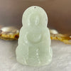 Type A Green Jadeite Guan Yin Pendant 8.26g 37.3 by 22.8 by 6.1mm - Huangs Jadeite and Jewelry Pte Ltd