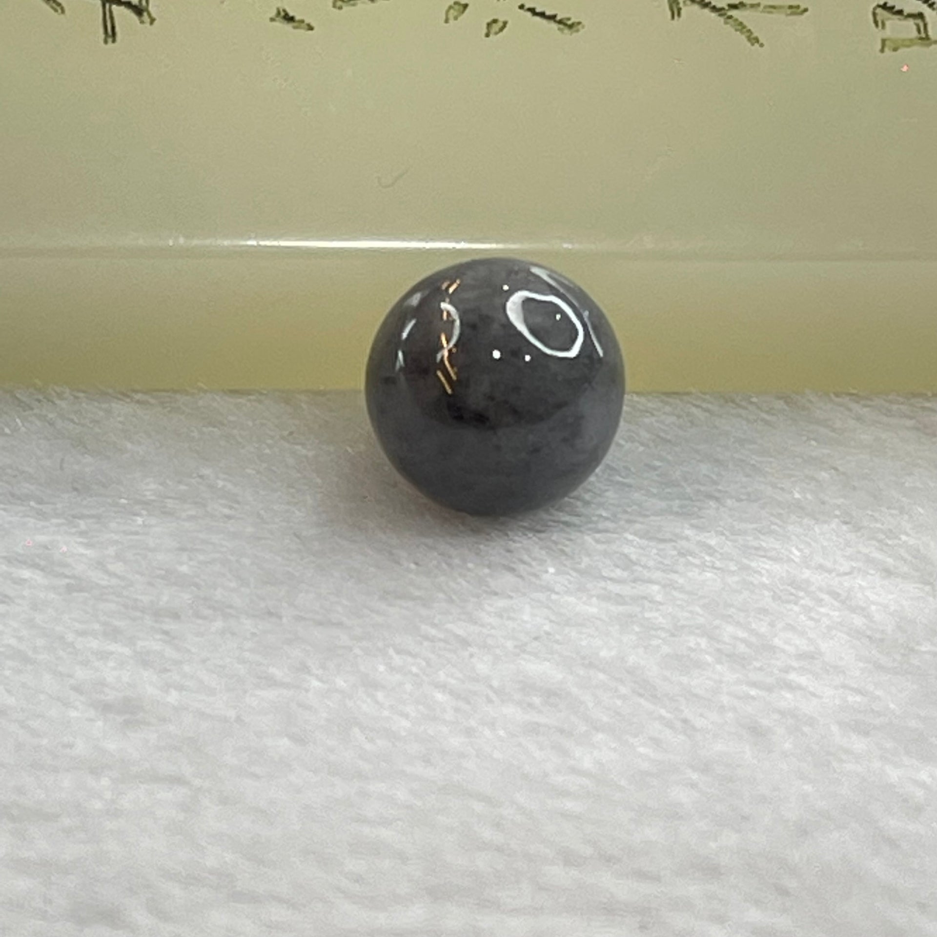Type A Grey Wuji Jadeite Beads for Bracelet/Necklace/Earring/Ring 1.83g 10.2mm - Huangs Jadeite and Jewelry Pte Ltd