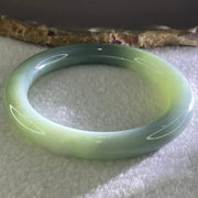 Type A Blueish Green Jadeite Bangle 44.77g Internal Diameter 55.5mm 8.9 by 9.5mm (Close to Perfect) - Huangs Jadeite and Jewelry Pte Ltd