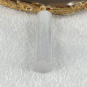 Type A Lavender with Wuji Grey Jadeite Pillar Pendant 20.30g 51.0 by 12.4mm - Huangs Jadeite and Jewelry Pte Ltd
