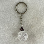 Natural Clear Quartz Mini Ball Charm 14.77g 20.3mm - Huangs Jadeite and Jewelry Pte Ltd