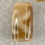 Natural Powerful Tibetan Old Oily Agate Patina Guiren Tairen Human Dzi Bead Totem Amulet Heavenly Master (Tian Zhu) 贵人天诛 4.84g 20.6 by 11.7mm - Huangs Jadeite and Jewelry Pte Ltd