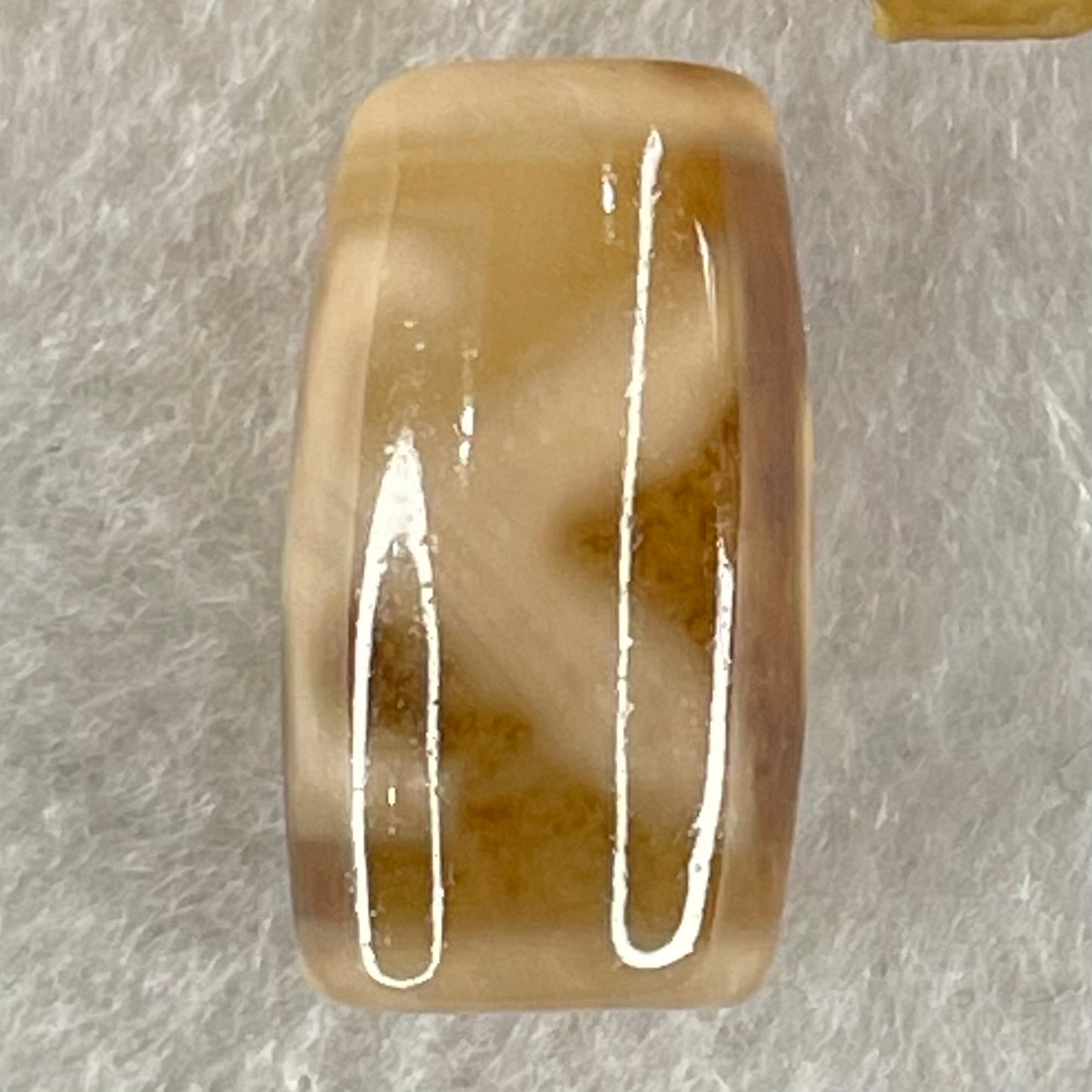 Natural Powerful Tibetan Old Oily Agate Patina Guiren Tairen Human Dzi Bead Totem Amulet Heavenly Master (Tian Zhu) 贵人天诛 4.84g 20.6 by 11.7mm - Huangs Jadeite and Jewelry Pte Ltd