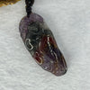 Natural Auralite 23 Nine Tail Fox Pendent 天然极光23九尾狐牌 12.70g 44.9 by 79.0 by 10.3mm - Huangs Jadeite and Jewelry Pte Ltd
