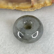 Type A Green Light Lavender With Wuji Grey Piao Hua Jadeite Ping An Kou Charm/Pendant 2.42g 13.3 by 7.1mm - Huangs Jadeite and Jewelry Pte Ltd