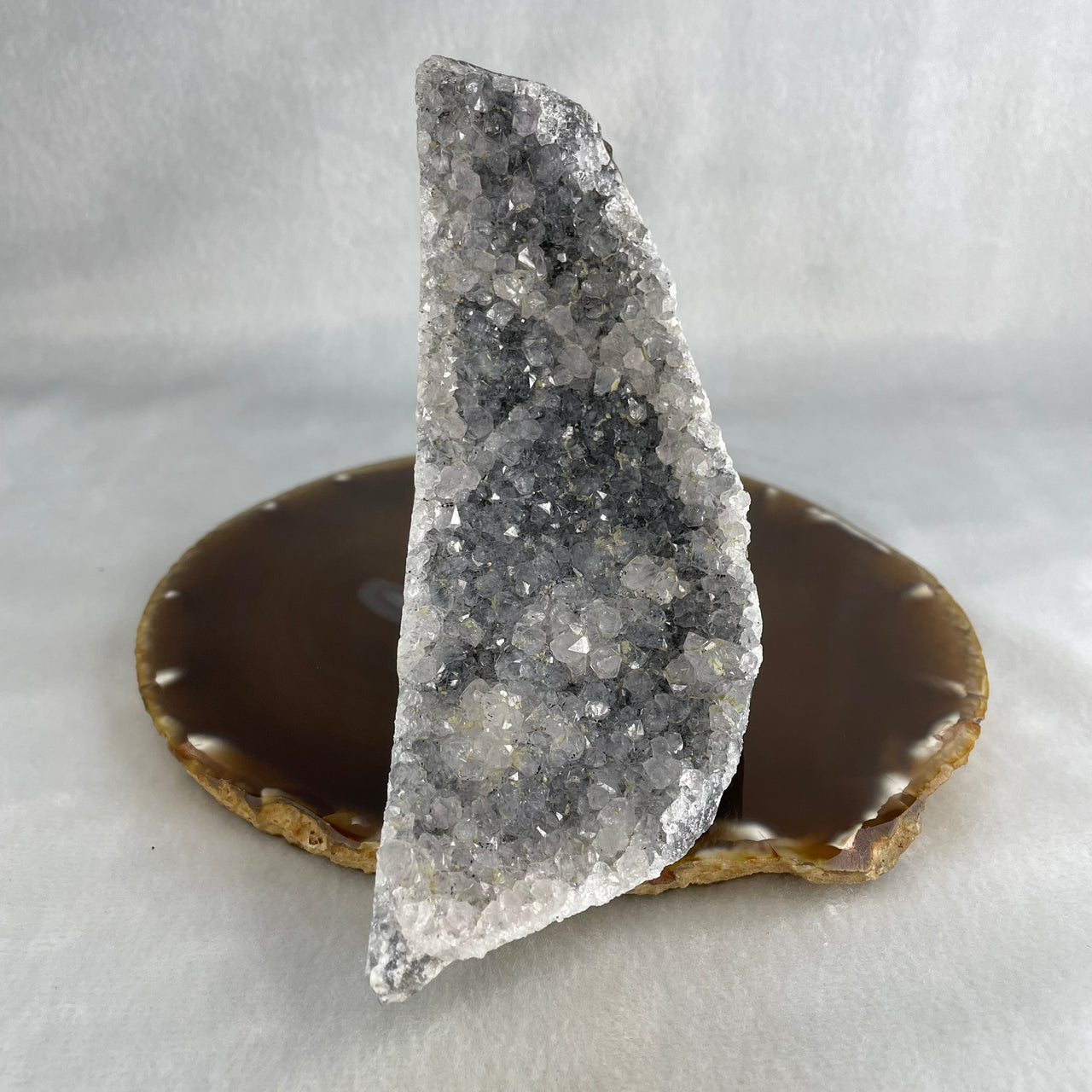 Natural Amethyst Rough Display  398.05g 108.9 by 54.5 by 98.1mm - Huangs Jadeite and Jewelry Pte Ltd