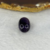 Natural Deep Intense Purple Amethyst Lulu Tong Charm 4.84g 18.1 by 13.2mm - Huangs Jadeite and Jewelry Pte Ltd
