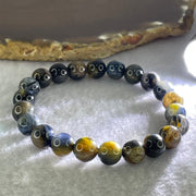 Good Grade Natural Petersite Beads Bracelet 19.05g 16cm 8.7mm 22 Beads - Huangs Jadeite and Jewelry Pte Ltd