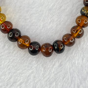 Natural Mixed Amber Beads Bracelet 6.57g 16.5cm 8.0mm 31 Beads - Huangs Jadeite and Jewelry Pte Ltd
