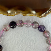 Natural Super 7 Beads Bracelet 29.63g 17.5cm 10.3mm 20 Beads - Huangs Jadeite and Jewelry Pte Ltd