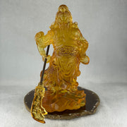 Liuli Orange Guan Gong Display 1,248.8g 120.0 by 160.0 by 200.0mm - Huangs Jadeite and Jewelry Pte Ltd