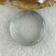 Type A Natural Grey Wuji with Lavender Piao Hua Jadeite Ring 3.52g 5.3. by 3.4mm US 9.2 HK 20.4 ( Close to Perfect ) - Huangs Jadeite and Jewelry Pte Ltd