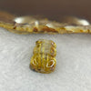 Good Grade Natural Golden Shun Fa Rutilated Quartz Pixiu Charm for Bracelet 天然金顺发水晶貔貅 3.17g 16.5 by 12.9 by 7.9mm - Huangs Jadeite and Jewelry Pte Ltd