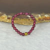Natural Red Garnet Bead Ring 0.95g 2.6mm 23 Beads - Huangs Jadeite and Jewelry Pte Ltd