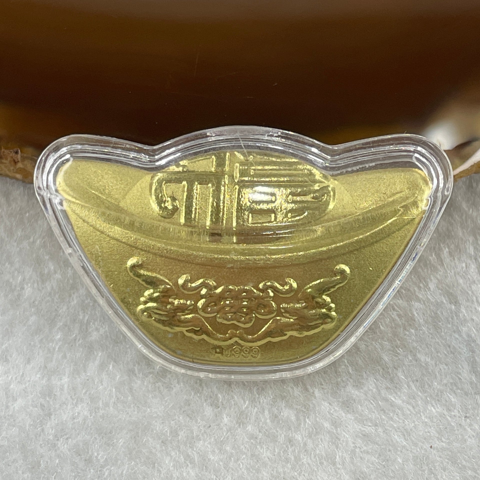 9999 Gold Ingot Flat Display 0.1g - Huangs Jadeite and Jewelry Pte Ltd