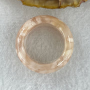 Natural Pinkish Flower Agate Ring 5.16g 9.5 by 4.0mm US 6.8 HK 15 - Huangs Jadeite and Jewelry Pte Ltd